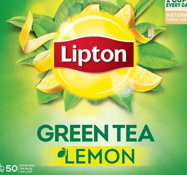 Lipton Lemon Green Tea 50 Teabags
